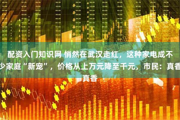 配资入门知识网 悄然在武汉走红，这种家电成不少家庭“新宠”，价格从上万元降至千元，市民：真香